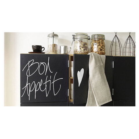 Маркер меловой EDDING "4090", 4-15 мм, БЕЛЫЙ, влагостираемый, для гладких поверхностей, E-4090/49