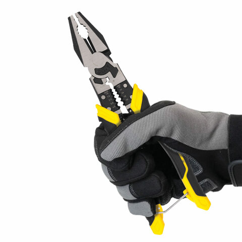 Плоскогубцы многофункциональные 14 в 1, 217 мм, CR-V - хромванадиевая сталь, ГРАНДМАСТЕР, PL-217, 671255