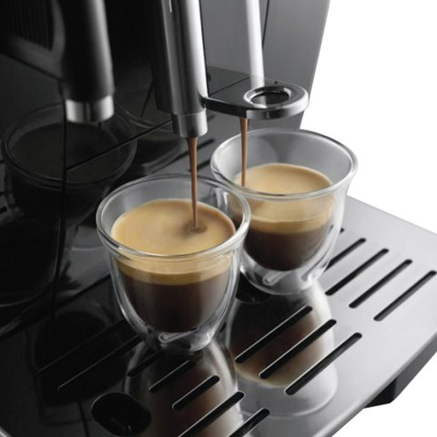 Кофемашина DELONGHI Dinamica ECAM 350.15.B, 1450 Вт, объем 1,8 л, ручной капучинатор, черная