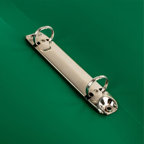 Папка на 2 кольцах А4 BRAUBERG PIXEL, 25 мм, темно-зеленая, до 170 листов, 0,5 мм, 273033