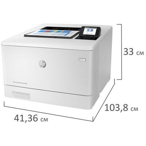 Принтер лазерный ЦВЕТНОЙ HP Color LJ Enterprise M455dn А4, 27 стр./мин., 55000 стр./мес., ДУПЛЕКС, ДАПД, сетевая карта, 3PZ95A
