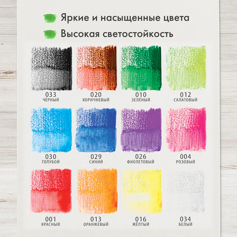 Карандаши художественные цветные акварельные BRAUBERG ART CLASSIC, 12 цветов, грифель 3,3 мм, 181529