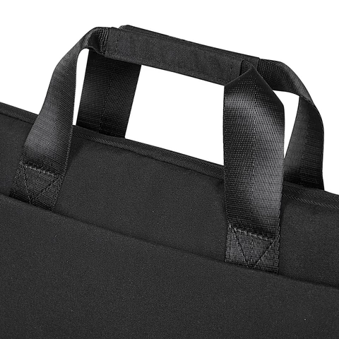 Сумка портфель HEIKKI ULTRA (ХЕЙКИ) с отделением для ноутбука 15,6", Total black, черная, 28х39х3 см, 272609
