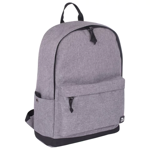 Рюкзак BRAUBERG URBAN универсальный, "Grey Melange", серый, 43х30х17 см, 228842