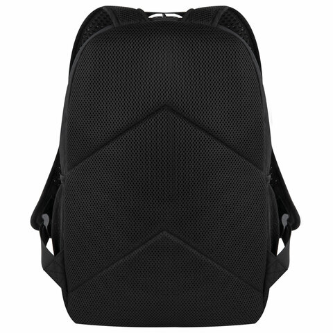 Рюкзак BRAUBERG FASHION CITY универсальный, 2 отделения, "Norm", черный, 46х31х15 см, 272573