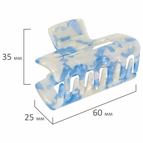 Краб для волос 6 см, АССОРТИ, MONTE VITA (МОНТЕ ВИТА), 457023