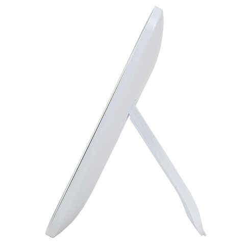 Зеркало настольное с LED-подсветкой для макияжа, 24х17 см, 3 режима свечения, аккумулятор 800 mAh, цвет белый, WBZ (ВБЗ), 609333