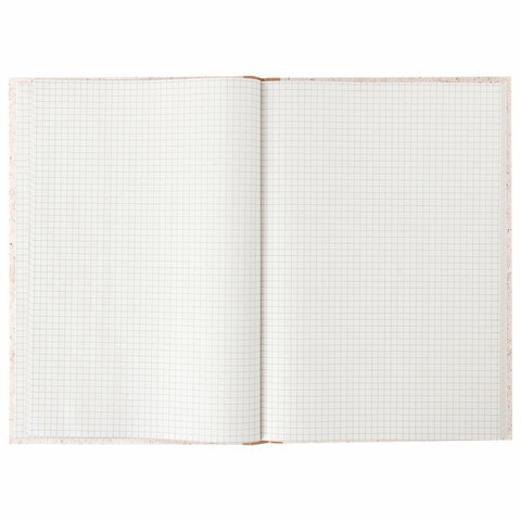 Книга учета 96 л., клетка, твердая, крафт, типографский блок, А4 200х290 мм, STAFF, 126500