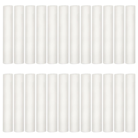 Мел белый круглый мягкий 24 штуки, BRAUBERG, картонная упаковка, 227439