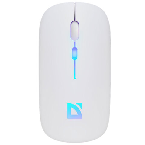 Мышь беспроводная DEFENDER TOUCH MM-997, USB, 3 кнопки+1 колесо-кнопка, оптическая, белая, 52998