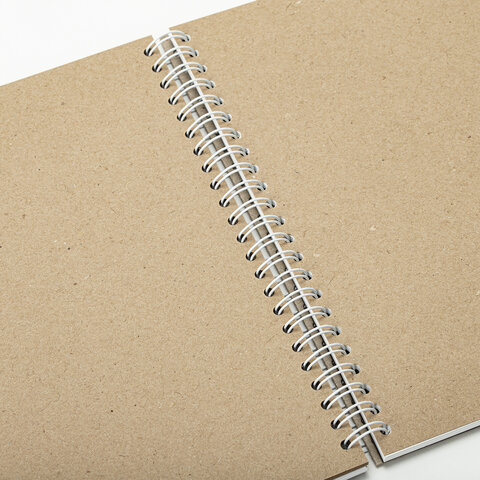 Скетчбук, 4 типа бумаги (акварельная, белая, черная, крафт) 146х204 мм, 60 л., гребень, BRAUBERG ART DEBUT, АНИМЕ, 115066