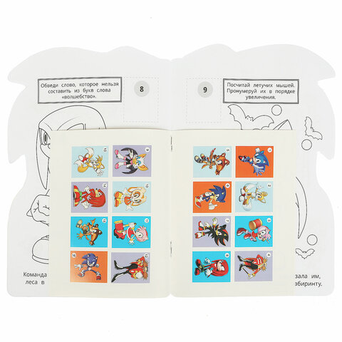 Раскраска с вырубкой и наклейками, АССОРТИ, А5, 145х210 мм, 16 стр., 16 наклеек, УМКА