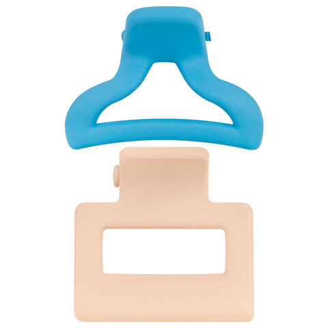 Крабы для волос НАБОР 6 шт., 2,5 см, soft touch, АССОРТИ, MONTE VITA (МОНТЕ ВИТА), 457029