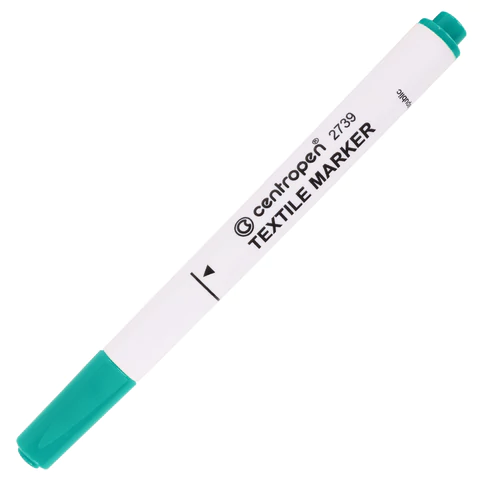 Маркеры для ткани 10 ЦВЕТОВ CENTROPEN "Textile Marker", круглый наконечник, 1,8 мм, 2739/10, 5 2739 1001