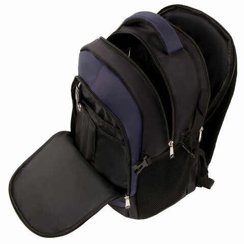 Рюкзак BRAUBERG FUNCTIONAL с отделением для ноутбука, 2 отделения, крепление на чемодан, "Practic", 48х20х32 см, 229874