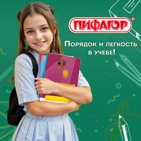 Пленка самоклеящаяся для учебников и книг, 45х30 см, комплект 10 шт., глянцевая, ПИФАГОР, 227202