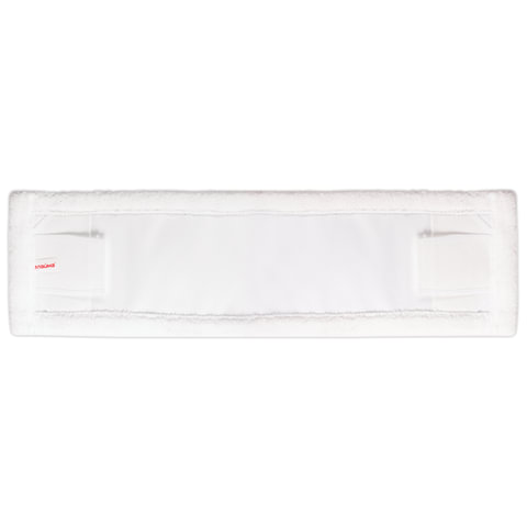 Насадка МОП плоская для швабры/держателя 40 см, уши/карманы (ТИП У/К), микрофибра, LAIMA, 603122