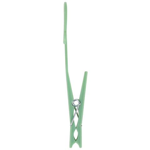 Прищепки бельевые с крючком 13 см, КОМПЛЕКТ 10 штук, пластик, ассорти, PRIMILA (ПРИМИЛА) EXTRA, 700519