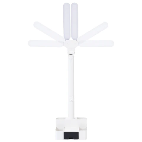 Настольная лампа / светильник беспроводная SONNEN PT-201, органайзер, USB, LED, 5 Вт, 3 режима, белый, 238781