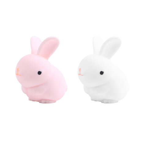 Игрушка-антистресс "ЗАЙЧИК-УШАСТИК", 9х7 см, ассорти, 2 цвета, JOLLY JOT (ДЖОЛЛИ ДЖОТ), 665801
