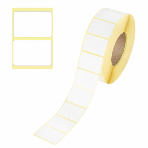 Этикетка ТермоЭко (30х20 мм), 2000 этикеток в ролике, КОМПЛЕКТ 7 шт., светостойкость до 2 месяцев, 880960