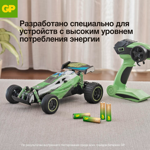 Батарейки КОМПЛЕКТ 4 шт., GP Ultra G-Tech, AAA (LR03, 24А), алкалиновые, мизинчиковые, 24AUA21-2CRSBC4