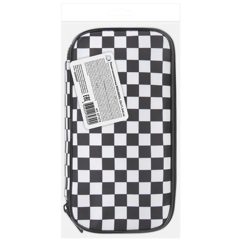 Пенал-органайзер BRAUBERG, 1 отделение, полиэстер, 22x11,5x6 см, "Black and White", 271572