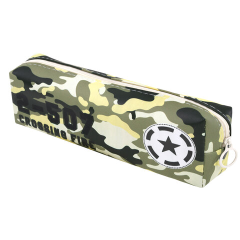 Пенал мягкий ПИФАГОР, 1 отделение, ПВХ, ассорти "Camouflage", 20х7х4 см, 273828