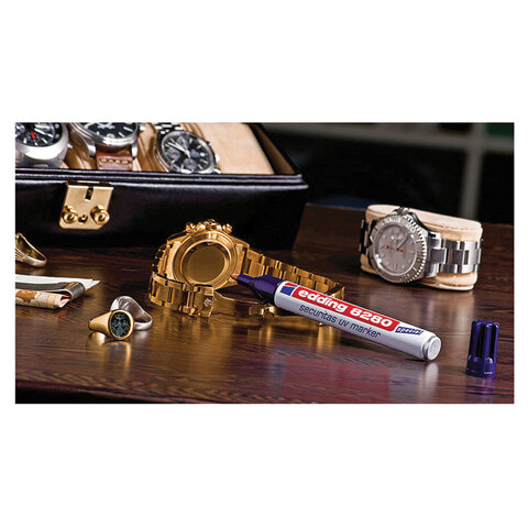 Маркер ультрафиолетовый EDDING 8280, круглый наконечник 1,5-3 мм, E-8280