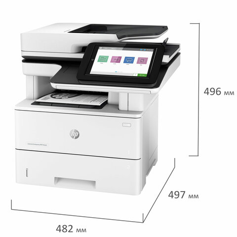 МФУ лазерное HP LaserJet Enterprise M528dn "3 в 1", А4, 42 стр./мин., 150000 стр./мес., ДУПЛЕКС, АПД, сетевая карта, 1PV64A