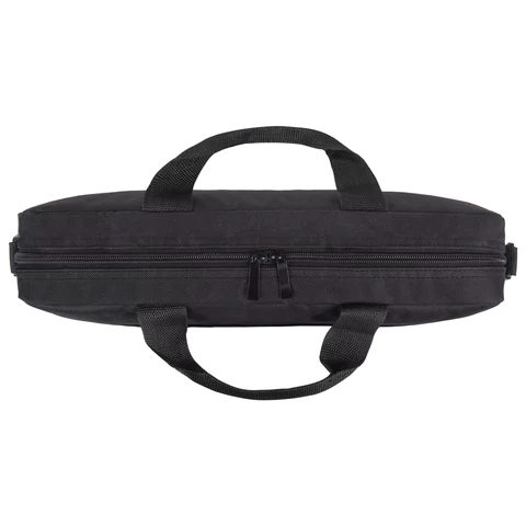 Сумка портфель BRAUBERG PRACTICAL с отделением для ноутбука 15,6", Grey line, черная, 29х40х7 см, 272604