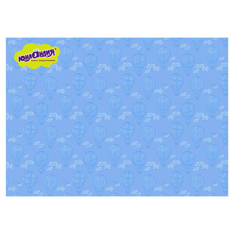 Настольное покрытие ЮНЛАНДИЯ для труда и творческих занятий, ПВХ, "ВОЗДУШНЫЙ ШАР", 50х70 см, 662456