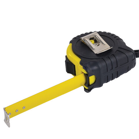 Рулетка измерительная 3 м х 16 мм, обрезиненный корпус, с фиксатором, RABBITEX (РАББИТЕКС) Standard, 671348