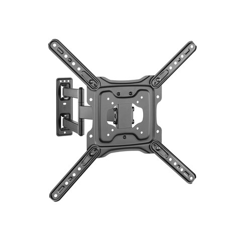 Кронштейн-крепление для ТВ настенный, до 35 кг. VESA 75х75-400х400, 32"-55", черный, SONNEN, 455946