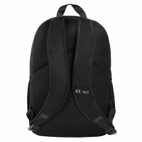 Рюкзак BRAUBERG FASHION CITY универсальный, 2 отделения, "Norm", черный, 46х31х15 см, 272573