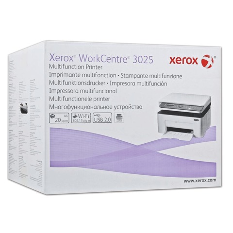 МФУ лазерное XEROX WorkCentre 3025BI "3 в 1", А4, 20 стр./мин., 15000 стр./мес., Wi-Fi, 3025V_BI
