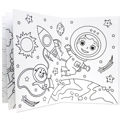 Книжка-раскраска БОЛЬШАЯ СУПЕРРАСКРАСКА ДЛЯ МАЛЬЧИКОВ, 235х330 мм, 64 стр., ПП, 0665-7