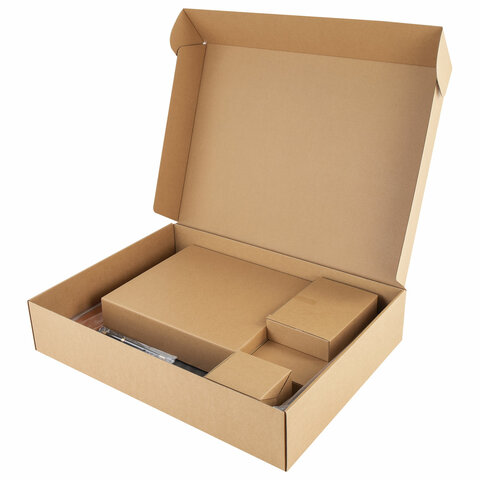 Набор настольный GALANT "Cayman" из дерева, 5 предметов, цвет "светлое дерево/чёрный", 238159