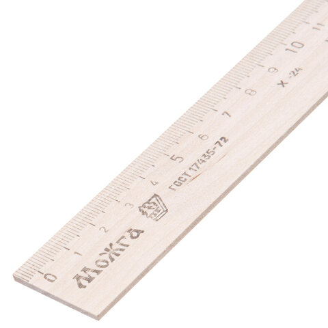 Линейка деревянная, 50 см, ЛП-500, МОЖГА, С209, C209