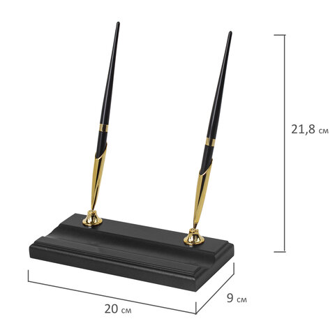 Набор подарочный настольный BESTAR "Titan" из дерева, 8 предметов, цвет "черное дерево", 237217