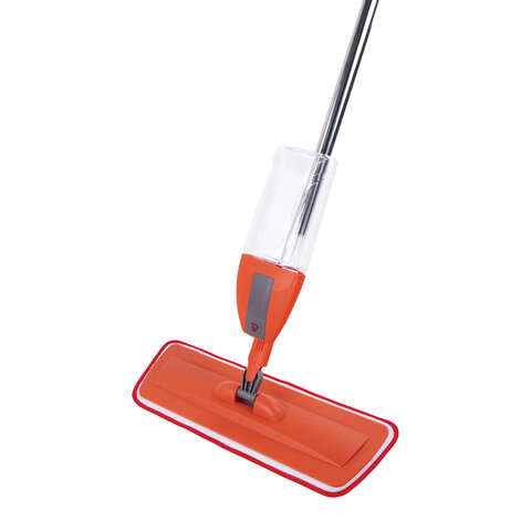 Швабра с распылителем воды плоская для мытья полов и уборки "Spray Mop", LAIMA, 607981