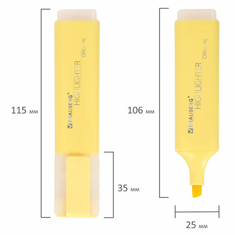 Набор текстовыделителей 12 ЦВЕТОВ на подставке, BRAUBERG "ORIGINAL NEON", линия письма 1-5 мм, 152217