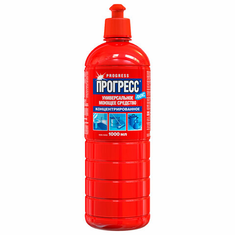 Средство моющее универсальное 1 л, ПРОГРЕСС "Люкс", пуш-пул, М07-1