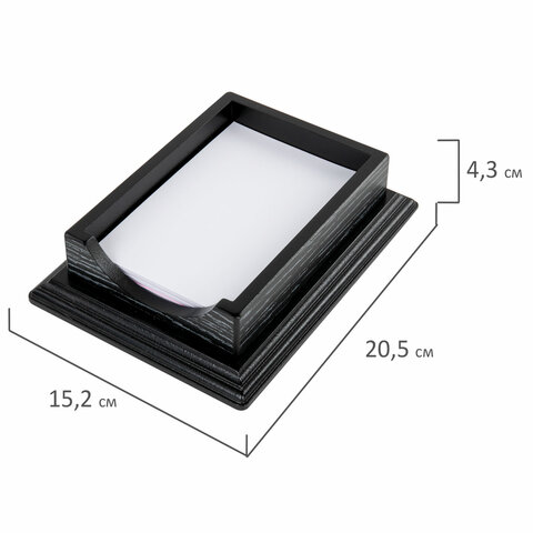 Набор настольный GALANT "Black Hawk" из дерева, 6 предметов, цвет "чёрный дуб", 238167