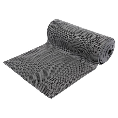 Коврик дорожка Zig-Zag ячеистый грязезащитный 0,9х10 м, толщина 5 мм, ПВХ, В РУЛОНЕ, VORTEX, 22156