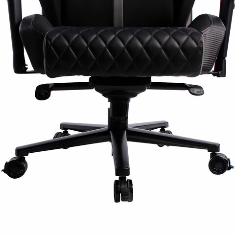 Кресло BRABIX PREMIUM "Core GM-160", мультиблок, 4D подлокотники, литой поролон, черное/серое, 532952
