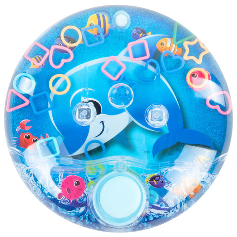 Водная игра ПОДВОДНЫЙ МИР, 10х10 см, колечки, ассорти, 4 вида, JOLLY JOT (ДЖОЛЛИ ДЖОТ), 665995