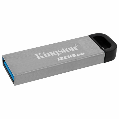 Флеш-диск 256 GB KINGSTON DataTraveler Kyson, разъем USB 3.2, серебряный, DTKN/256GB