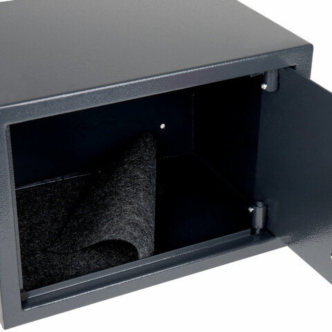 Сейф мебельный DASWERK (ДАСВЕРК) SC-250EL (250х350х250 мм), электронный замок, графит, 291343