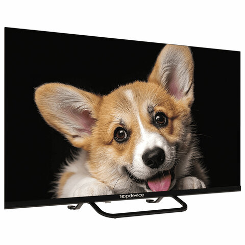 Телевизор TOPDEVICE TDTV32CS03H_BK, 32'' (80 см), 1366x768, HD, 16:9, SmartTV, Wi-Fi, Bluetooth, черный